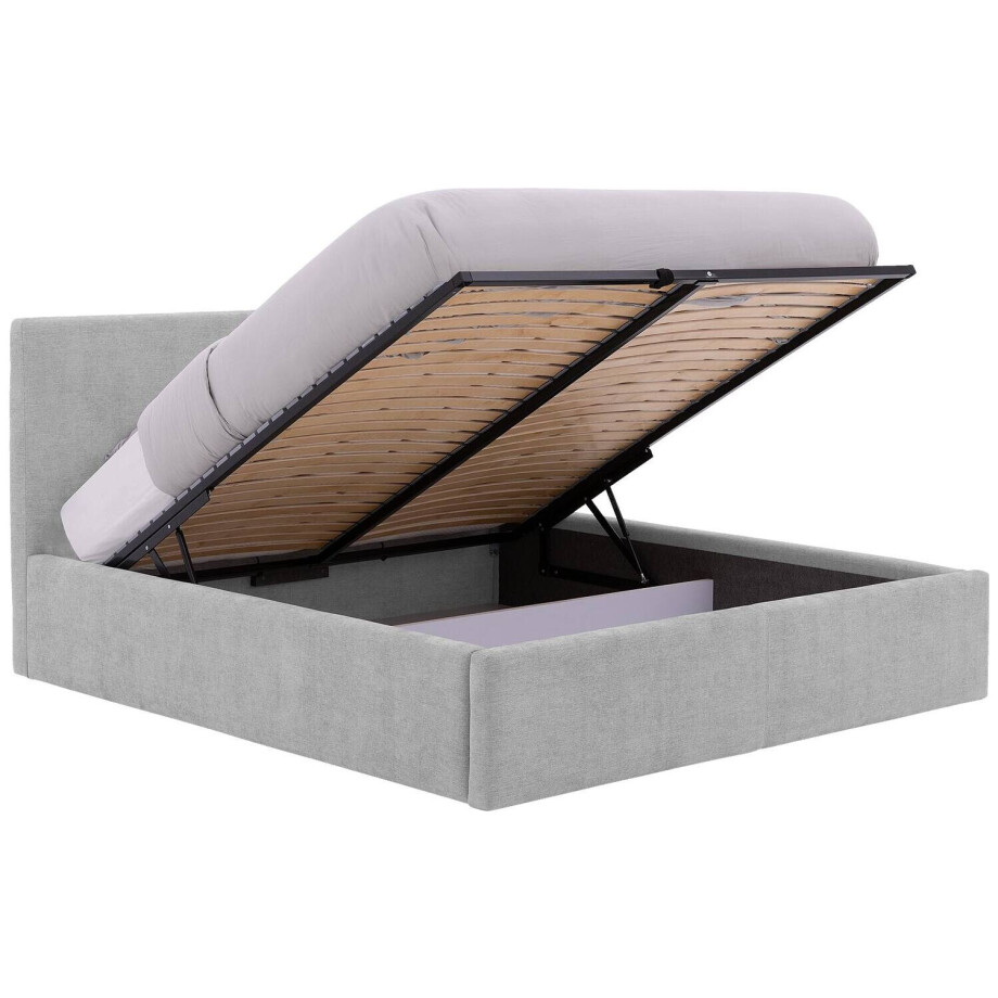 Goossens Bedframe Mysen Storage, 160 x 200 cm met storage, met 2x lattenbodem Goossens Bedframe Mysen Storage, 160 x 200 cm met storage, met 2x lattenbodem afbeelding 1