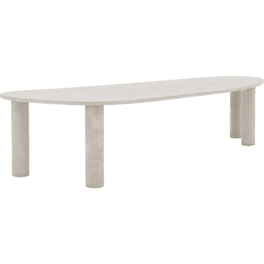 Goossens Eettafel Stone, Organisch 300 x 120 cm afbeelding 1