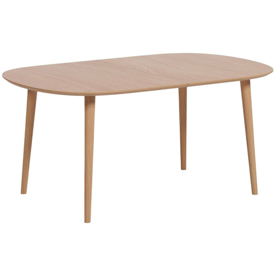 Kave Home Kave Home Eettafel Oqui, 160 (260) x 100 cm afbeelding 1