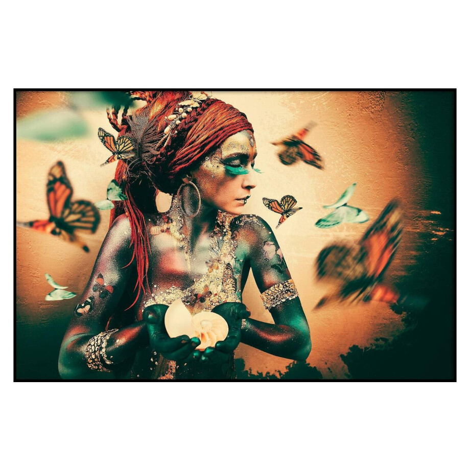 Goossens Schilderij Summon Ii, 150 x 100 cm Goossens Schilderij Summon Ii, 150 x 100 cm afbeelding 1