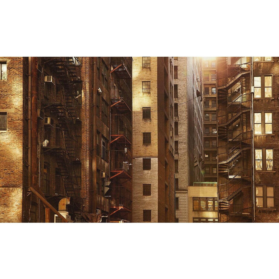 Goossens Schilderij City Sun, 118 x 70 cm Goossens Schilderij City Sun, 118 x 70 cm afbeelding 1