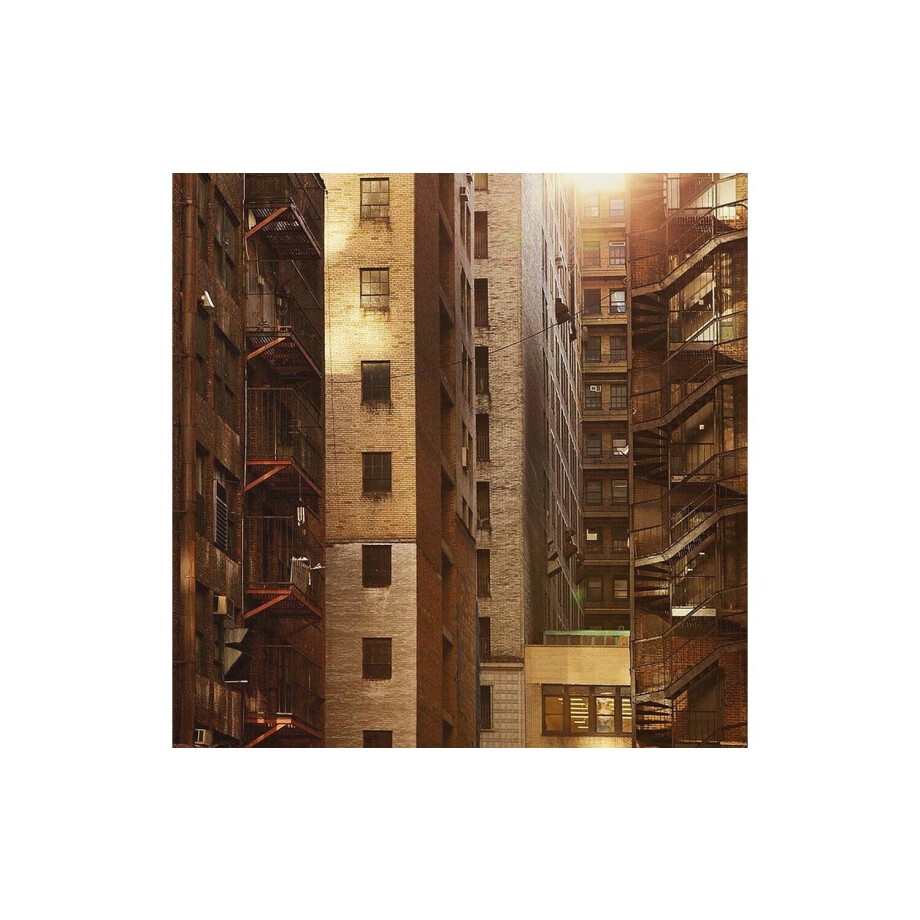 Goossens Schilderij City Sun, 74 x 74 cm Goossens Schilderij City Sun, 74 x 74 cm afbeelding 1