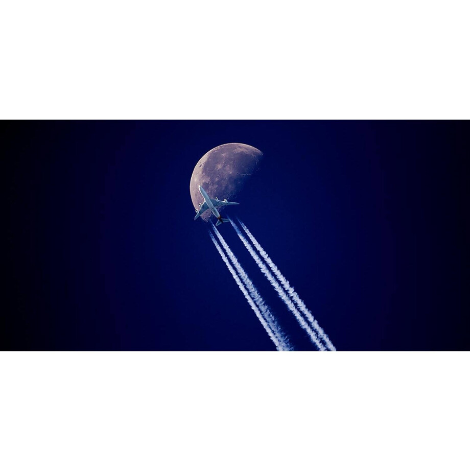 Goossens Schilderij Moon, 98 x 48 cm Goossens Schilderij Moon, 98 x 48 cm afbeelding 1