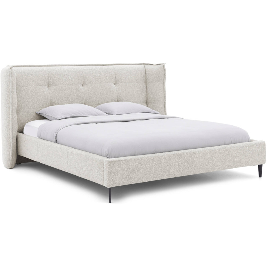 Goossens Gestoffeerd Bedframe Octaaf, 180 x 200 cm afbeelding 1