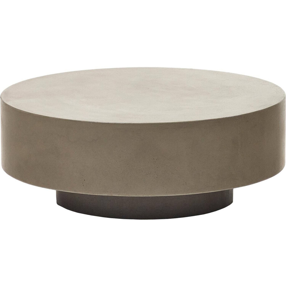 Kave Home Kave Home Salontafel Garbet, cement cement,, 80 x 30 x 80 cm afbeelding 1