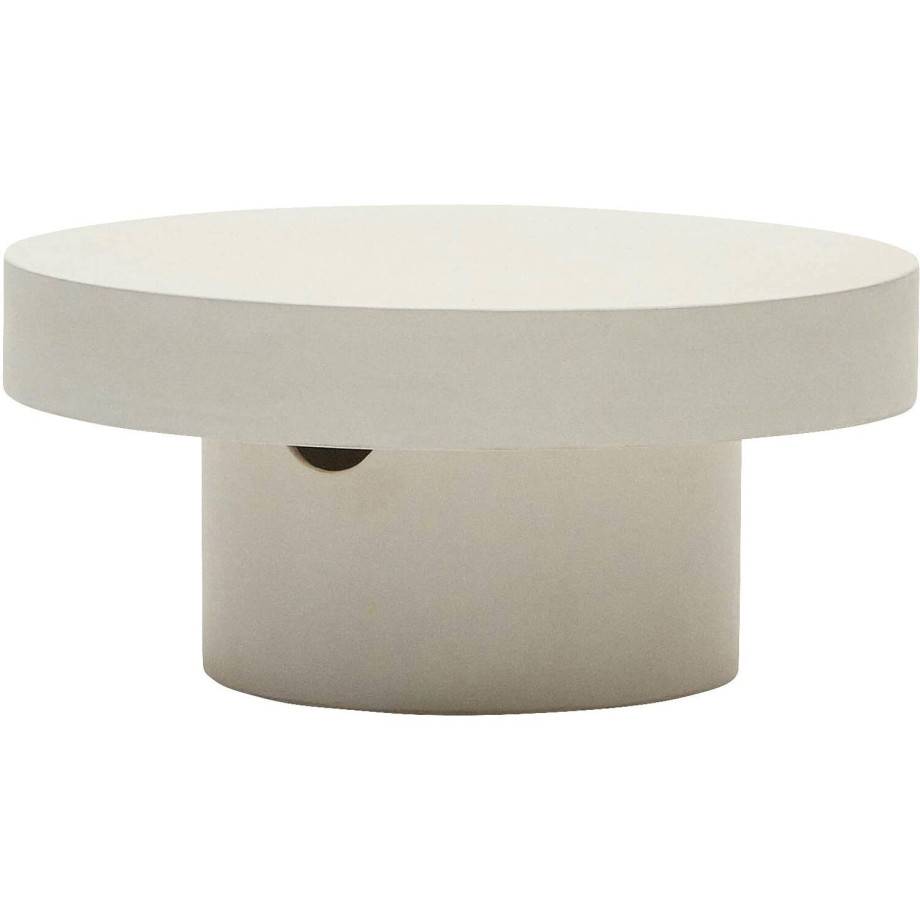 Kave Home Kave Home Salontafel Aiguablava, Coffee table rond Ø 66 cm afbeelding 1