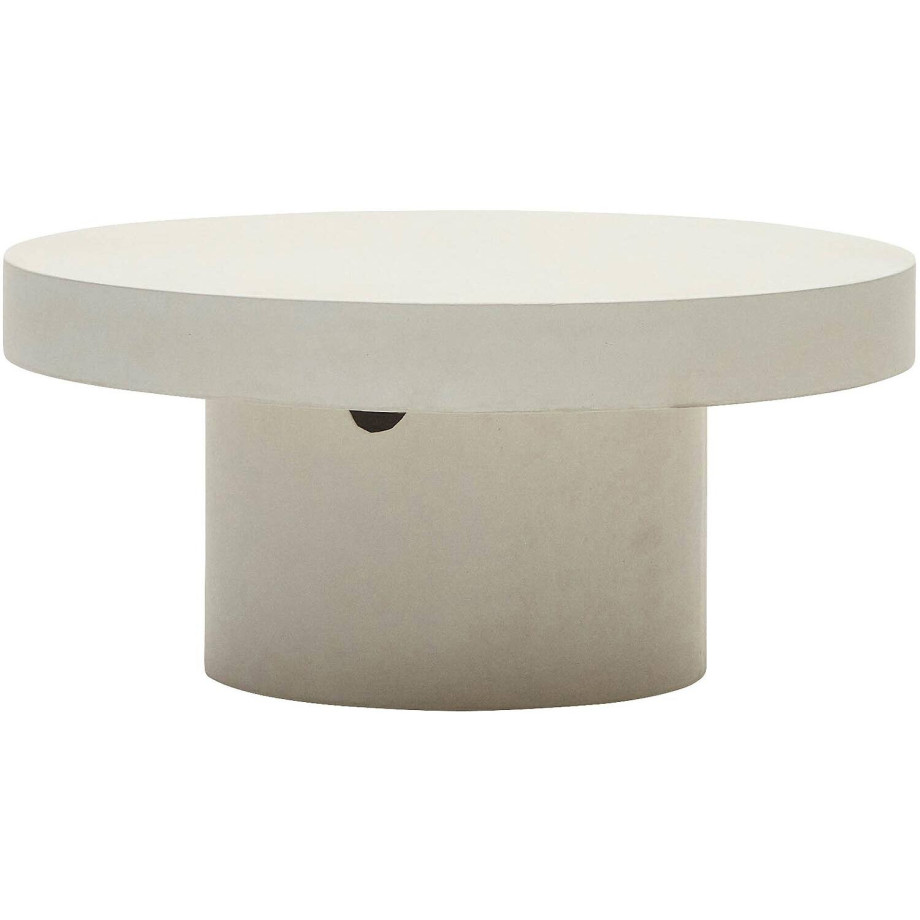 Kave Home Kave Home Salontafel Aiguablava, Coffee table rond Ø 90 cm afbeelding 1