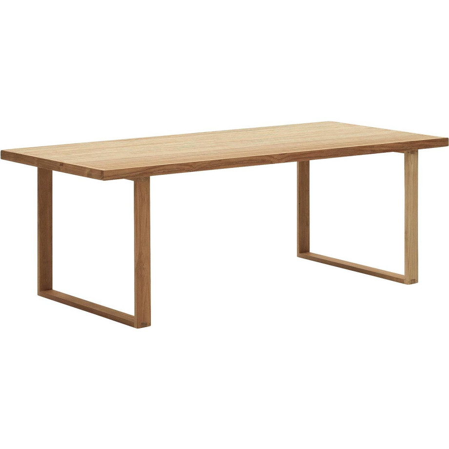 Kave Home Kave Home Tuintafel Canadell, Tuintafel 220 x 100 cm afbeelding 1