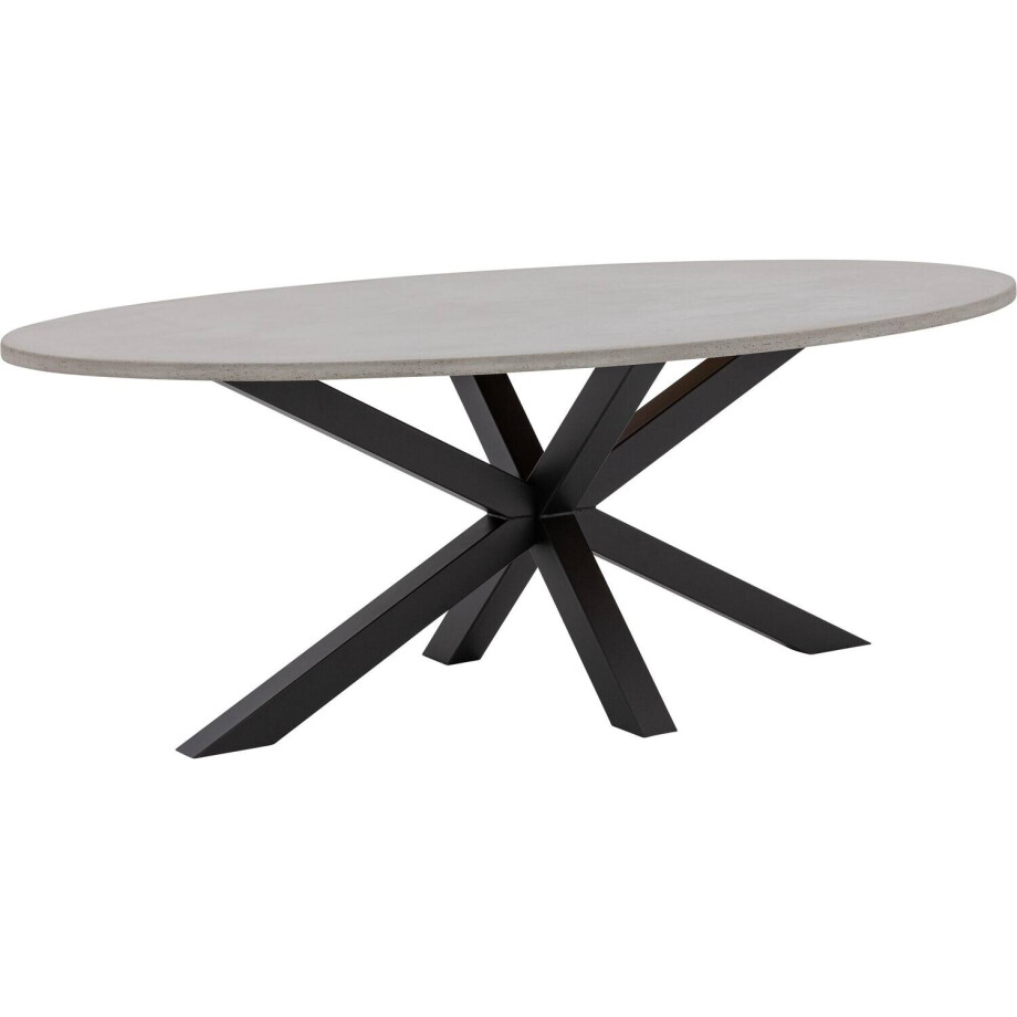 Goossens Eettafel Stone, Ovaal 240 x 120 cm Goossens Eettafel Stone, Ovaal 240 x 120 cm afbeelding 1