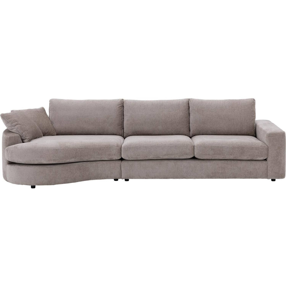 Goossens Excellent Bank Lotte bruin, stof, 2,5-zits, stijlvol landelijk Goossens Excellent Bank Lotte bruin, stof, 2,5-zits, stijlvol landelijk afbeelding 1
