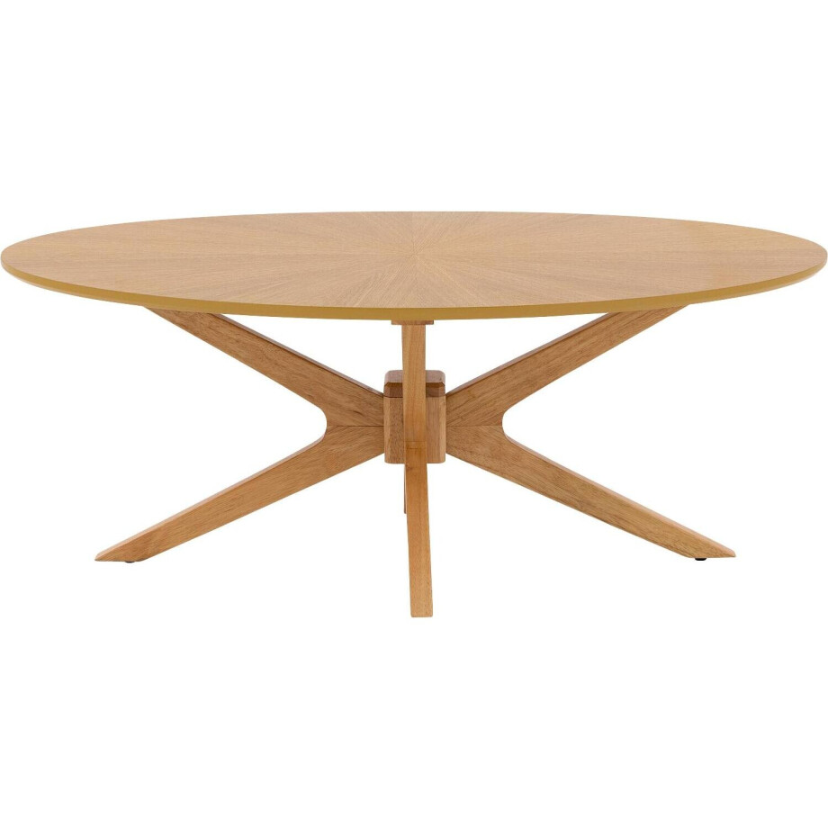 Goossens Basic Salontafel Sanoa ovaal, hout eiken blank, modern design, 120 x 45 x 70 cm Goossens Basic Salontafel Sanoa ovaal, hout eiken blank, modern design, 120 x 45 x 70 cm afbeelding 1