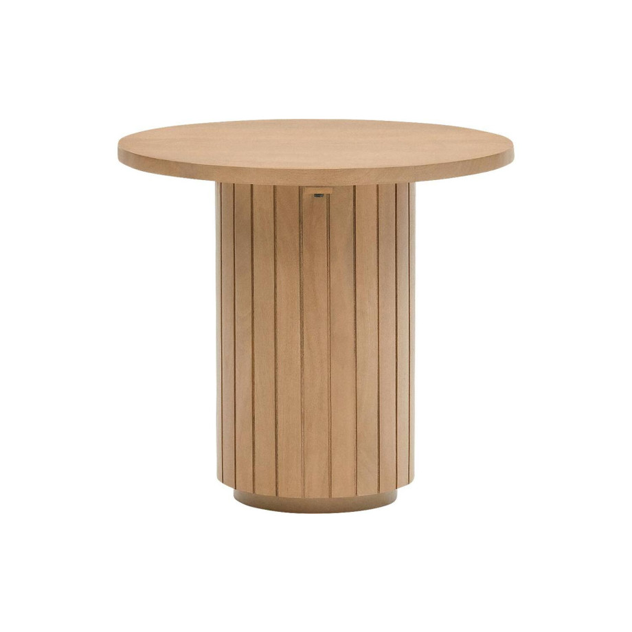 Kave Home Kave Home Salontafel Licia rond, hout mango bruin,, 60 x 50 x 60 cm afbeelding 1