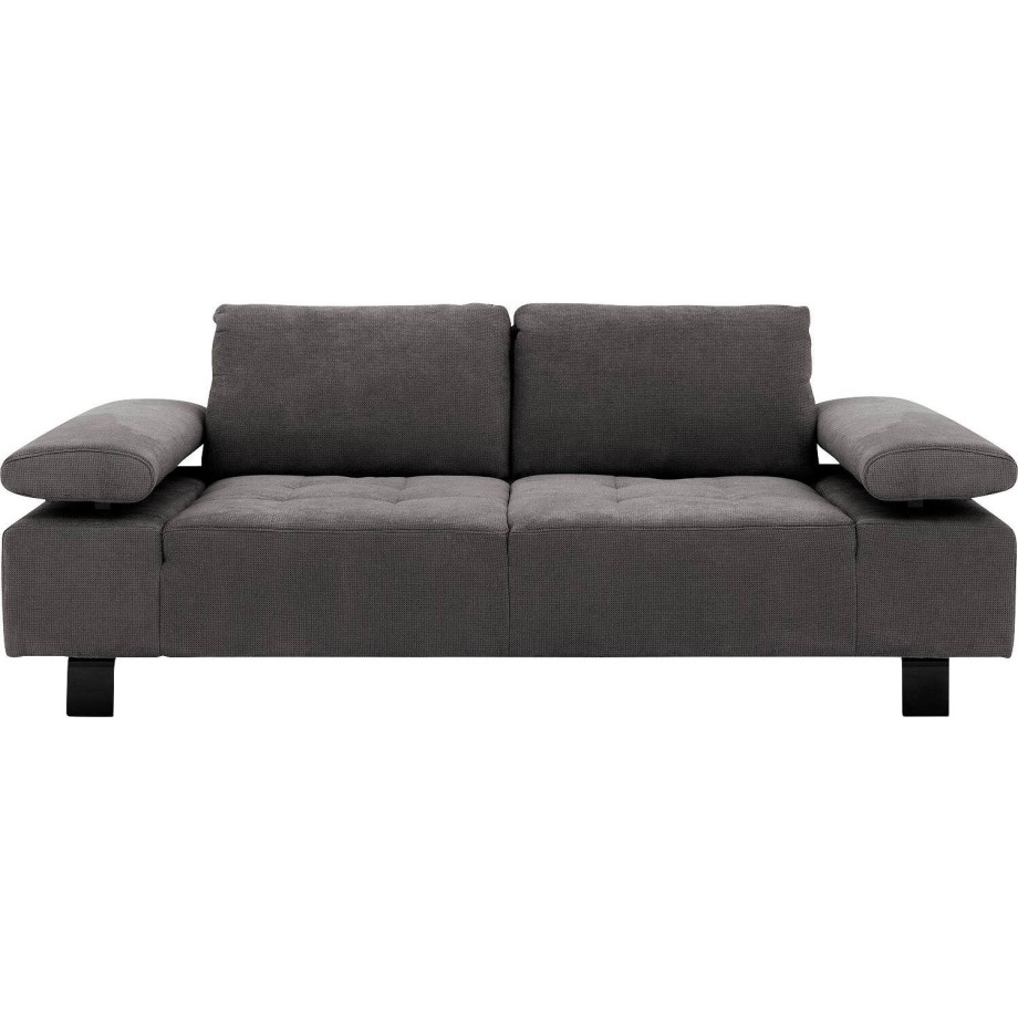 Goossens Bank Alvin grijs, stof, 3-zits, modern design Goossens Bank Alvin grijs, stof, 3-zits, modern design afbeelding 1