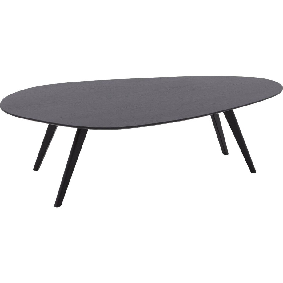 Goossens Salontafel Ferry organisch, hout eiken zwart, elegant chic, 135 x 36 x 75 cm Goossens Salontafel Ferry organisch, hout eiken zwart, elegant chic, 135 x 36 x 75 cm afbeelding 1