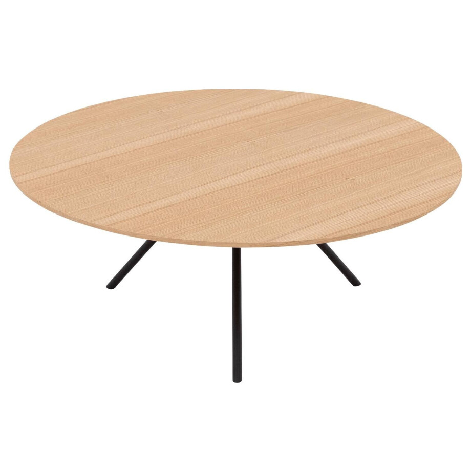 Goossens Salontafel Bo rond, hout eiken blank, modern design, 80 x 31 x 80 cm Goossens Salontafel Bo rond, hout eiken blank, modern design, 80 x 31 x 80 cm afbeelding 1