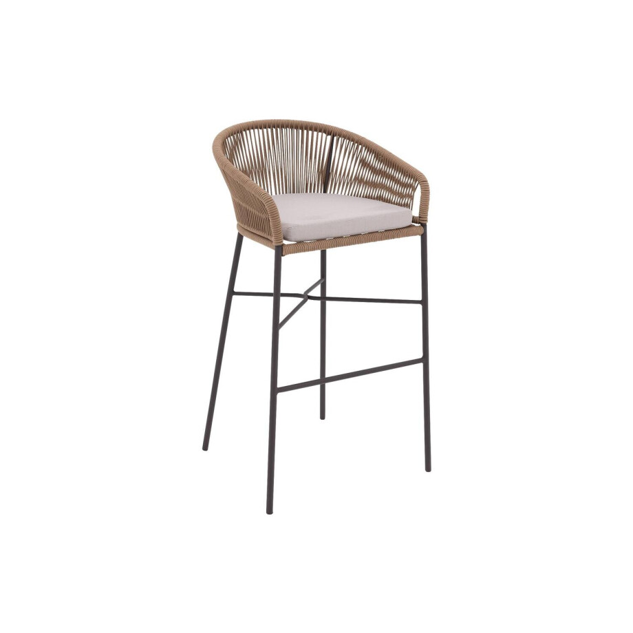 Kave Home Kave Home Tuinmeubel Yanet, Barstoel zithoogte 80 cm afbeelding 1