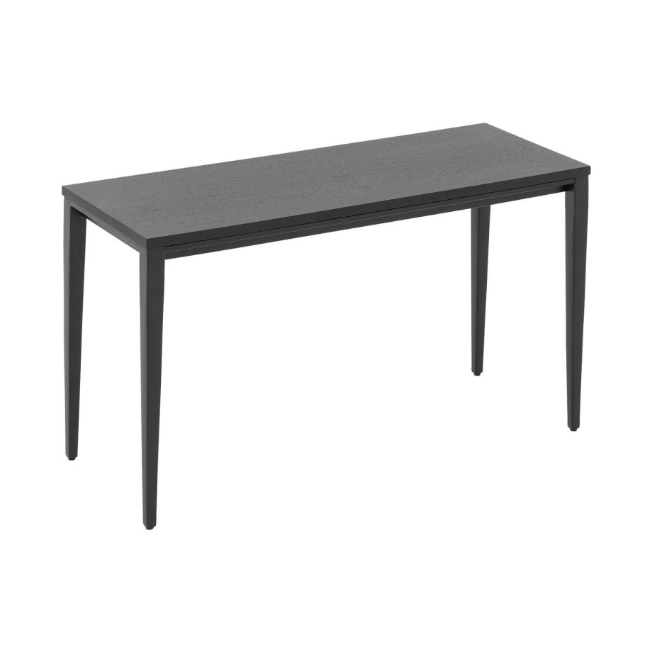 Goossens Salontafel Dexter rechthoekig, essenhout zwart, elegant chic, 82 x 45 x 32 cm afbeelding 1