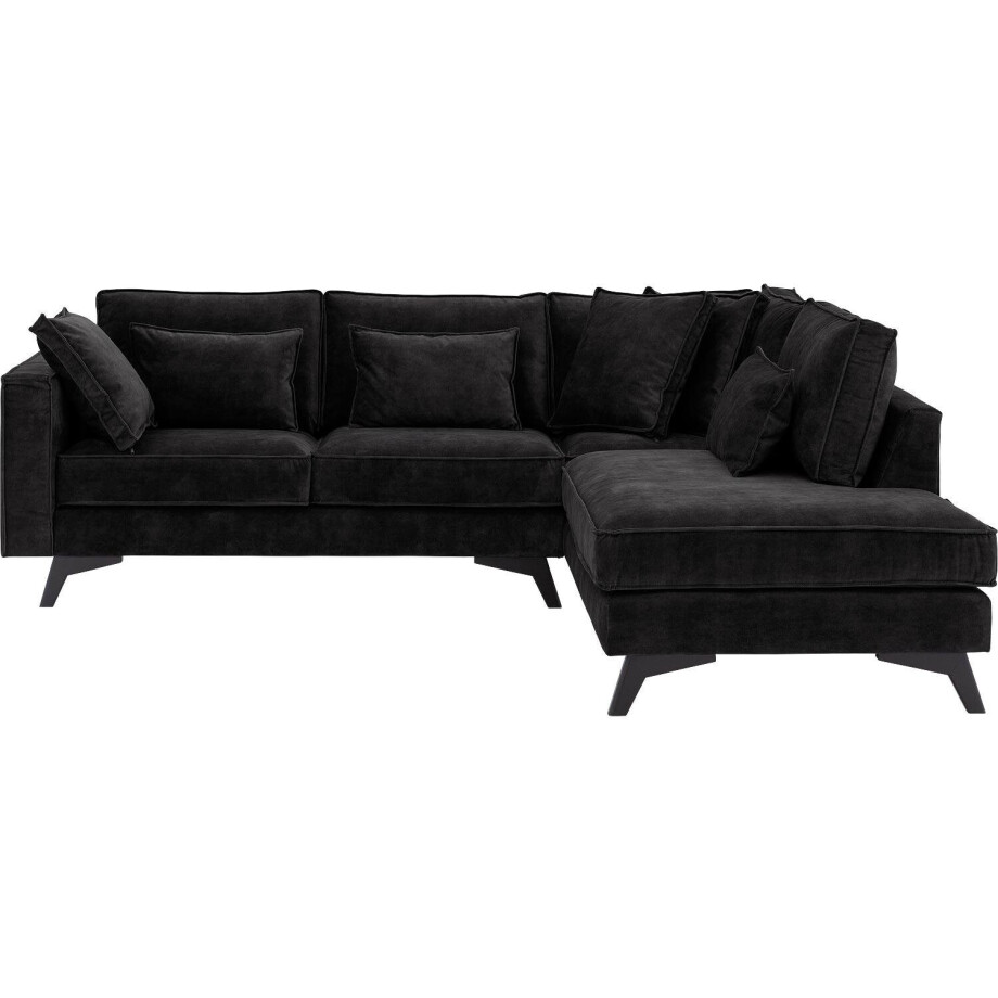 Goossens Bank Chambre grijs, stof, 2-zits, elegant chic met ligelement rechts afbeelding 1
