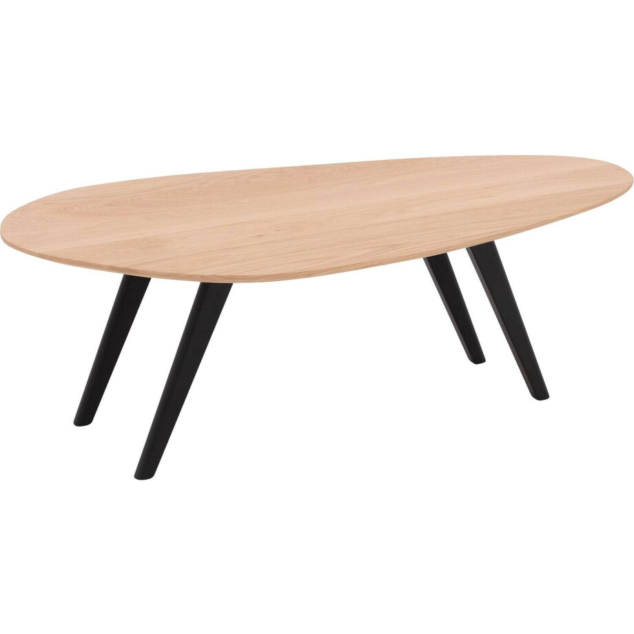 Goossens Salontafel Ferry organisch, hout eiken blank, elegant chic, 110 x 36 x 60 cm Goossens Salontafel Ferry organisch, hout eiken blank, elegant chic, 110 x 36 x 60 cm afbeelding 1