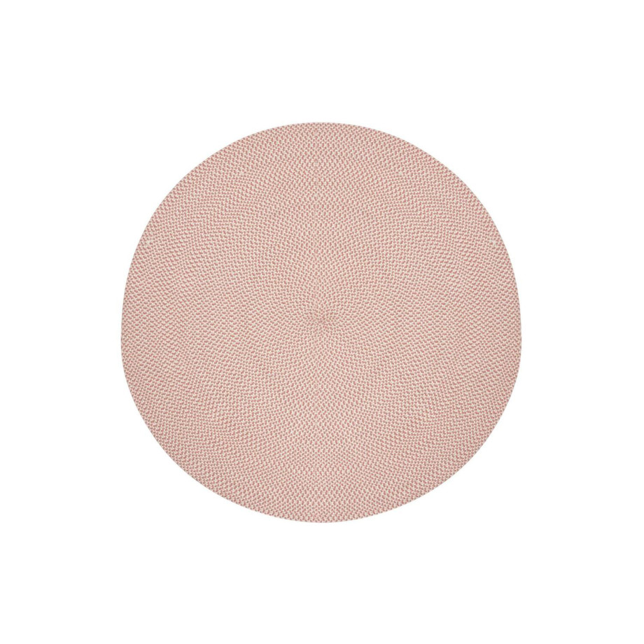 Kave Home Kave Home Vloerkleed Rodhe, Rodhe rond vloerkleed 100% pet terracotta Ø 150 cm afbeelding 