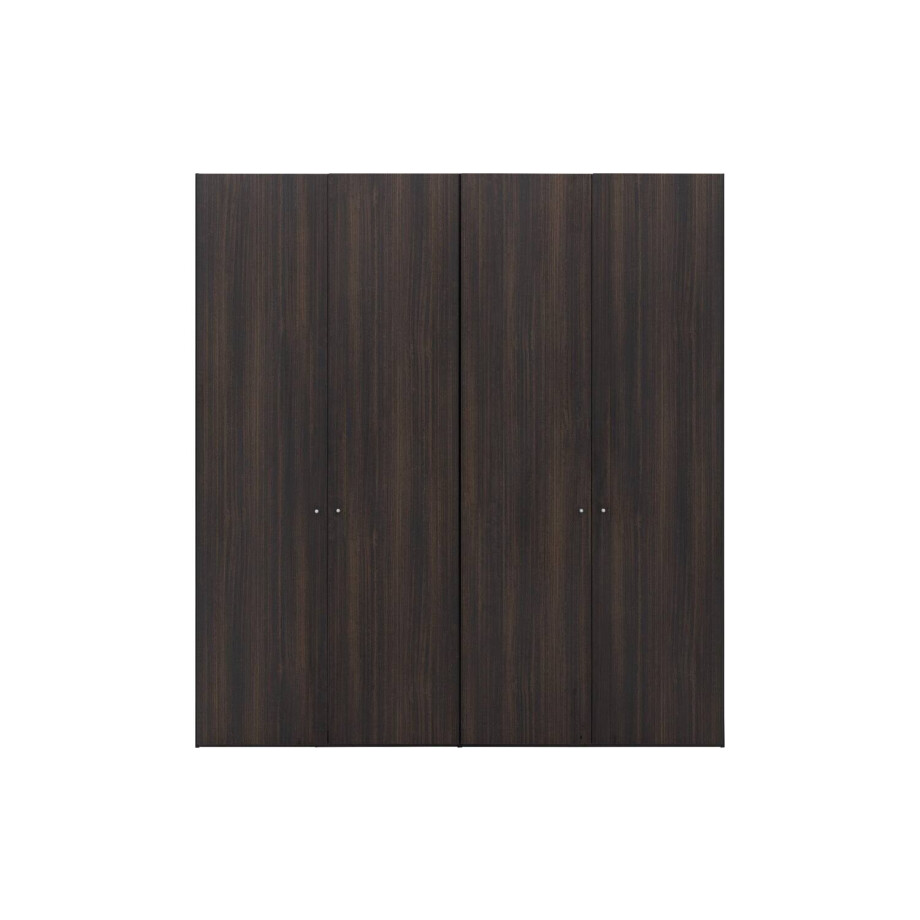 Goossens Kledingkast Ambra, Kledingkast 203 cm breed, 220 cm hoog, 4x draaideur Goossens Kledingkast Ambra, Kledingkast 203 cm breed, 220 cm hoog, 4x draaideur afbeelding 1
