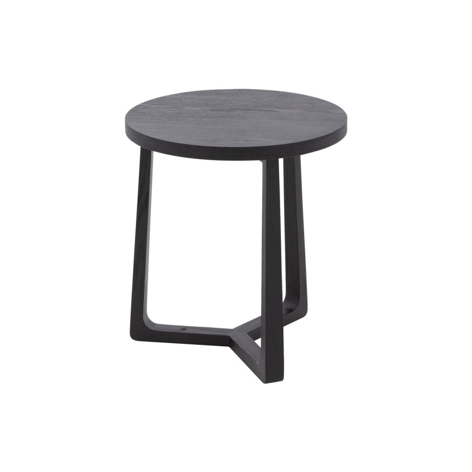 Goossens Salontafel Luciano rond, essenhout zwart,, 50 x 55 x 50 cm Goossens Salontafel Luciano rond, essenhout zwart,, 50 x 55 x 50 cm afbeelding 1