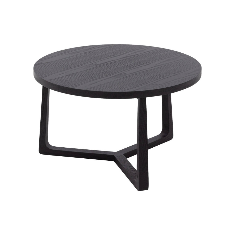 Goossens Salontafel Luciano rond, essenhout zwart,, 75 x 45 x 75 cm Goossens Salontafel Luciano rond, essenhout zwart,, 75 x 45 x 75 cm afbeelding 1