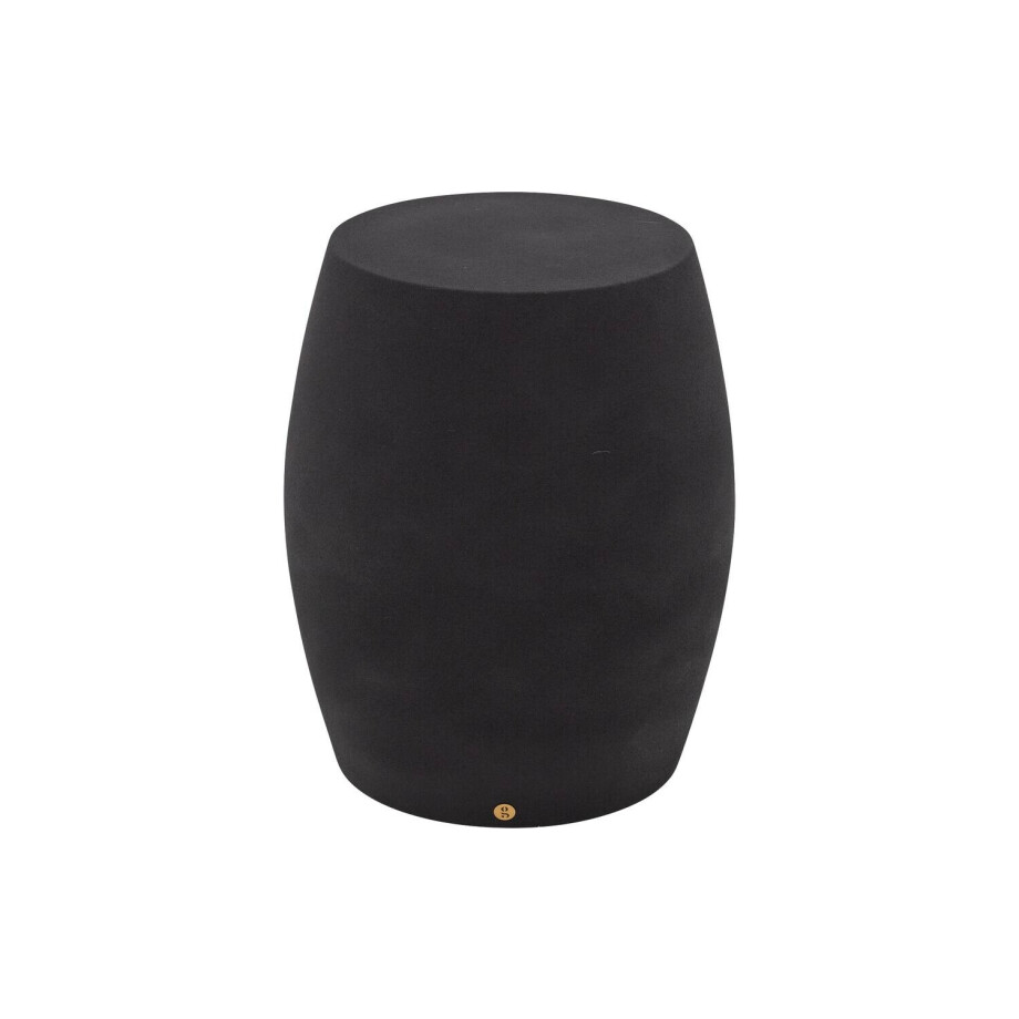 Goossens Bijzettafel Liv, metaal zwart,, 40 x 49 x 40 cm afbeelding 1