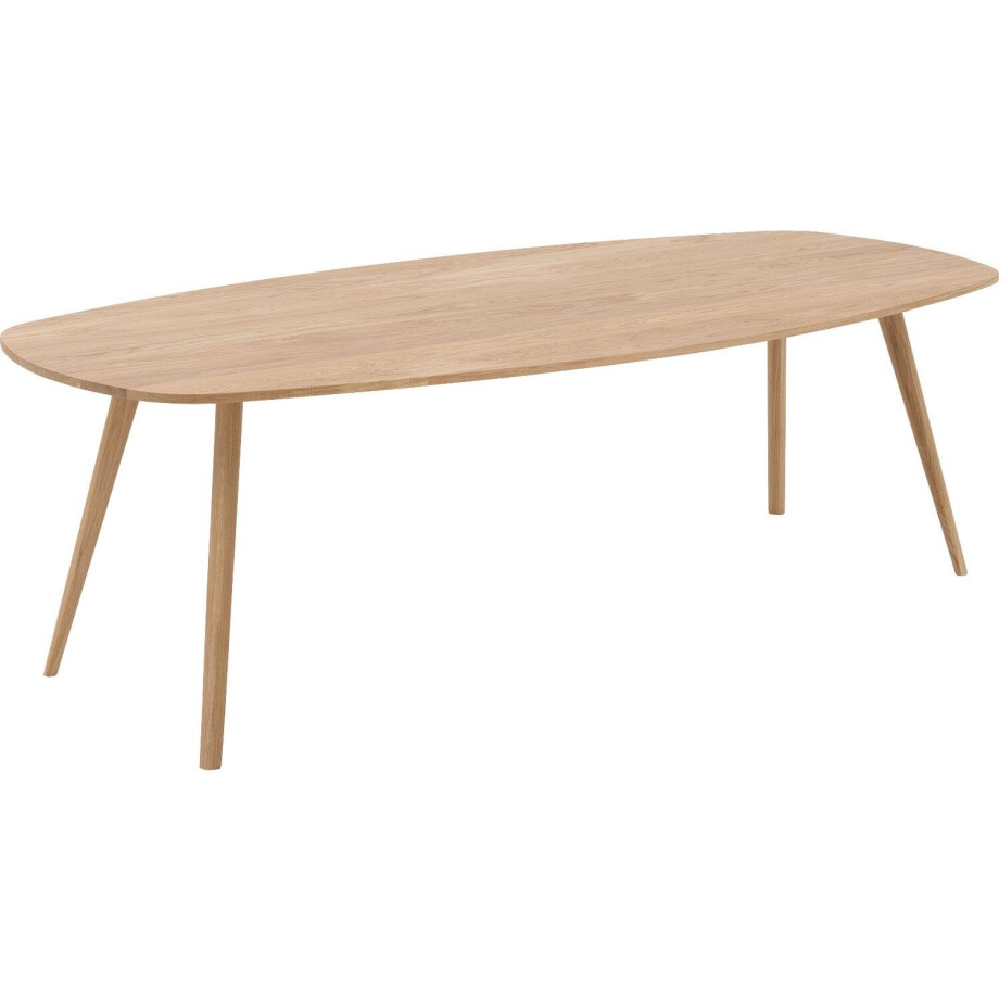 Goossens Eettafel Ferry, Semi ovaal 240 x 120 cm Goossens Eettafel Ferry, Semi ovaal 240 x 120 cm afbeelding 1