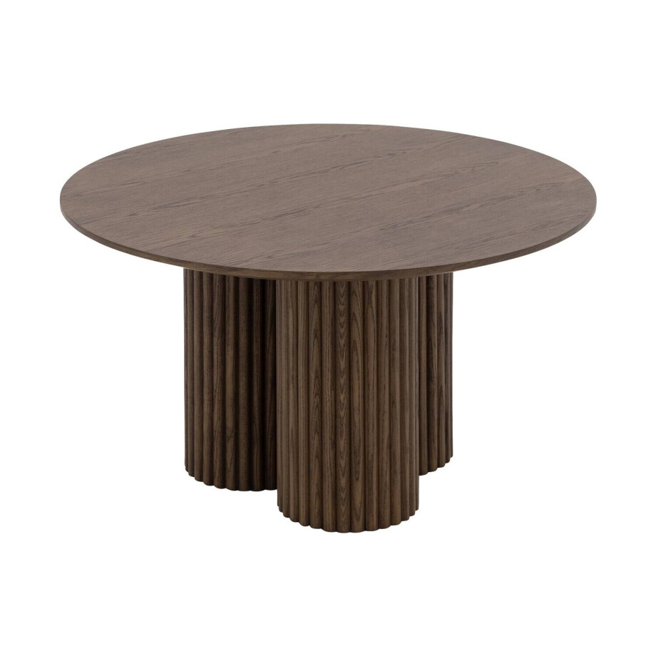 Goossens Basic Salontafel Melani rond, hout eiken bruin,, 80 x 45 x 80 cm Goossens Basic Salontafel Melani rond, hout eiken bruin,, 80 x 45 x 80 cm afbeelding 1