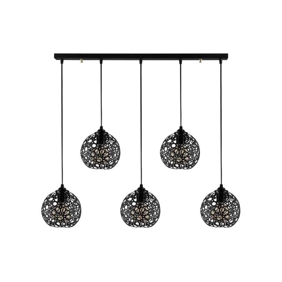 Goossens Lamp Fellini, Hanglamp met 5 lichtpunten afbeelding 1