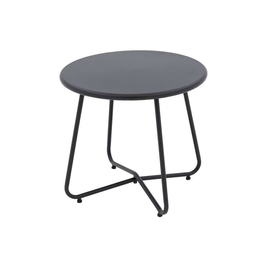 Goossens Salontafel Must, aluminium zwart,, 50 x 45 x 50 cm afbeelding 1