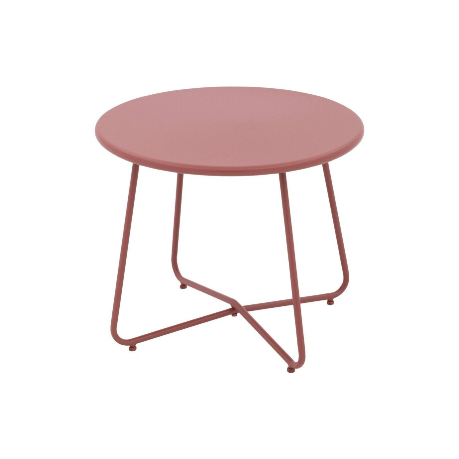Goossens Salontafel Must, aluminium rood,, 60 x 50 x 60 cm afbeelding 1