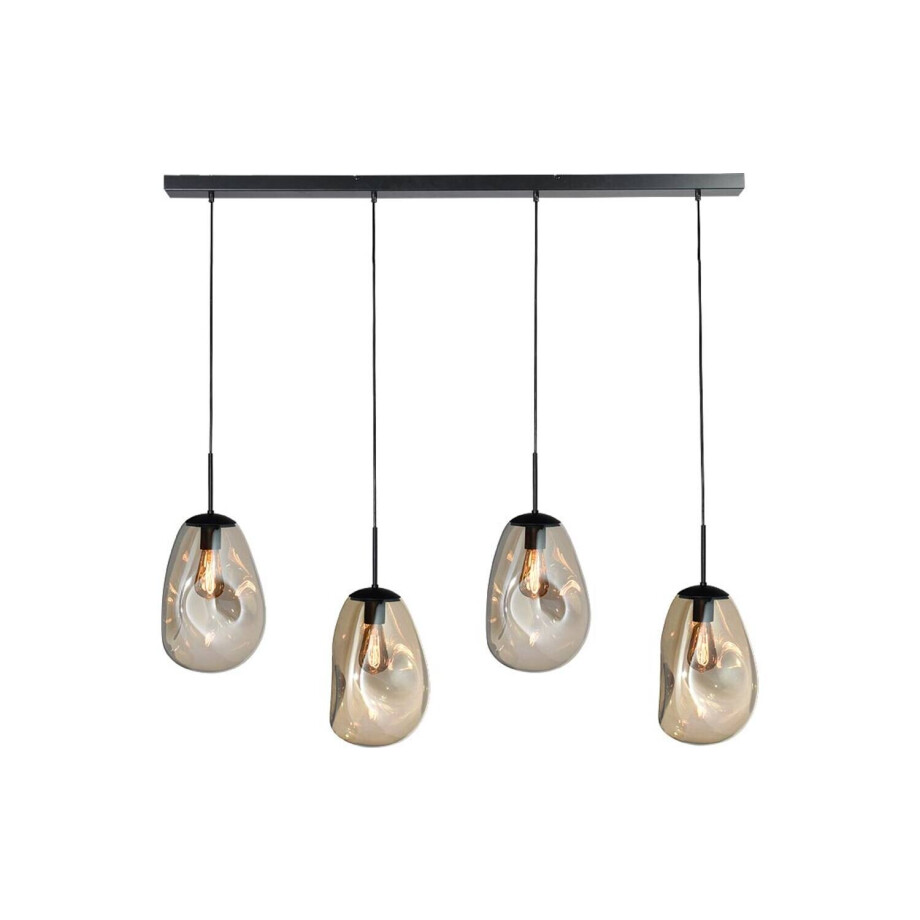 Goossens Hanglamp Lava, Hanglamp met 4 lichtpunten (base recht) Goossens Hanglamp Lava, Hanglamp met 4 lichtpunten (base recht) afbeelding 1