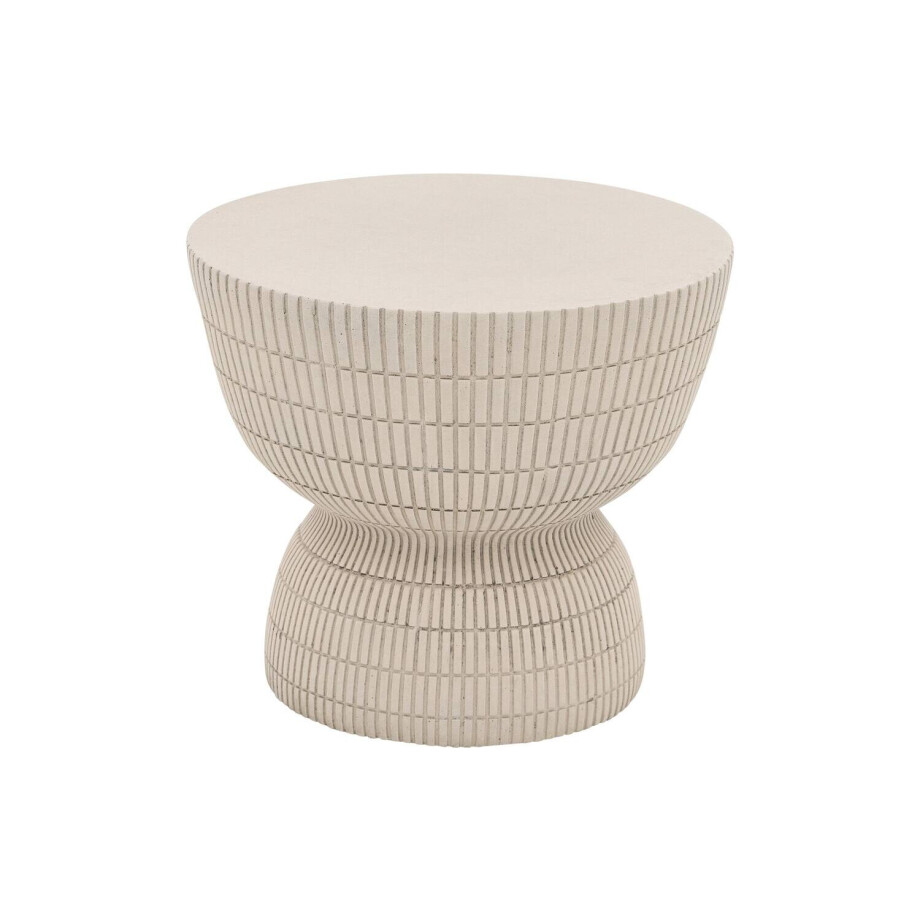 Goossens Bijzettafel Bereta, vezelcement bruin,, 40 x 35 x 40 cm afbeelding 1