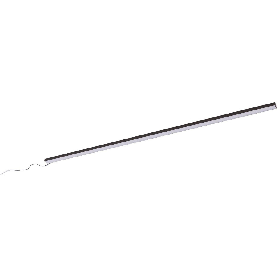 Goossens Kastverlichting Finish, Set 80 cm ledstrip wit licht met afstandbediening, zwart aluminium, , stijlvol landelijk Goossens Kastverlichting Finish, Set 80 cm ledstrip wit licht met afstandbediening, zwart aluminium, , stijlvol landelijk afbeelding 1