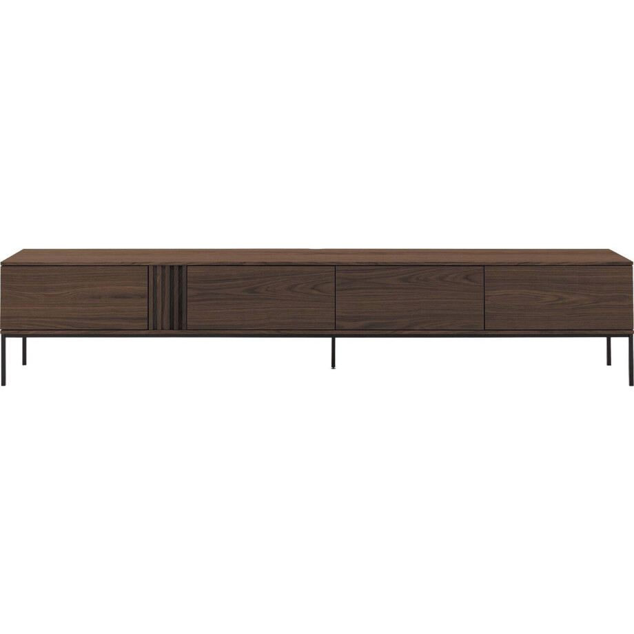 Goossens Tv Meubel Viola, 4 kleppen staand Goossens Tv Meubel Viola, 4 kleppen staand afbeelding 1