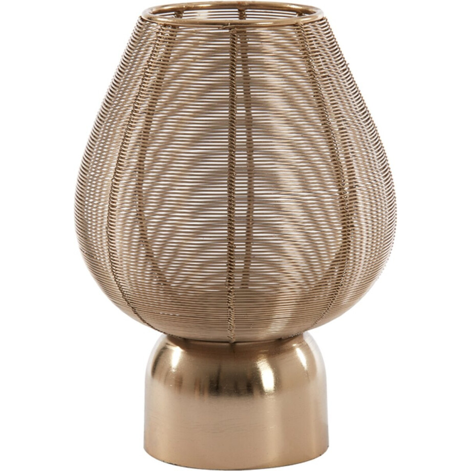 Light&living Theelicht Ø19x26 cm SUNEKO licht goud afbeelding 1
