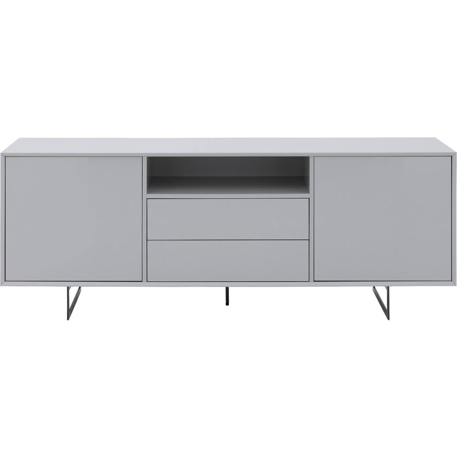 Goossens Basic Dressoir Vienna, 2 deuren 2 laden met 1 open vak Goossens Basic Dressoir Vienna, 2 deuren 2 laden met 1 open vak afbeelding 1