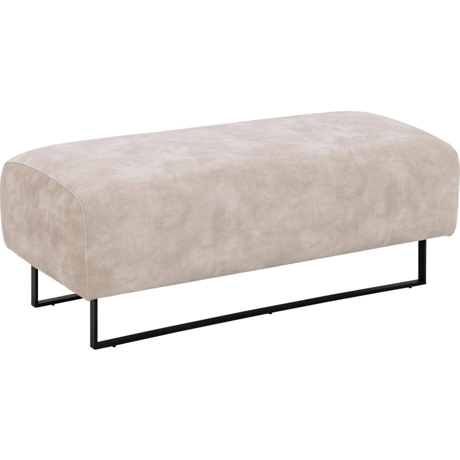 Goossens Bedbank Sardinia, 130 cm breed Goossens Bedbank Sardinia, 130 cm breed afbeelding 1