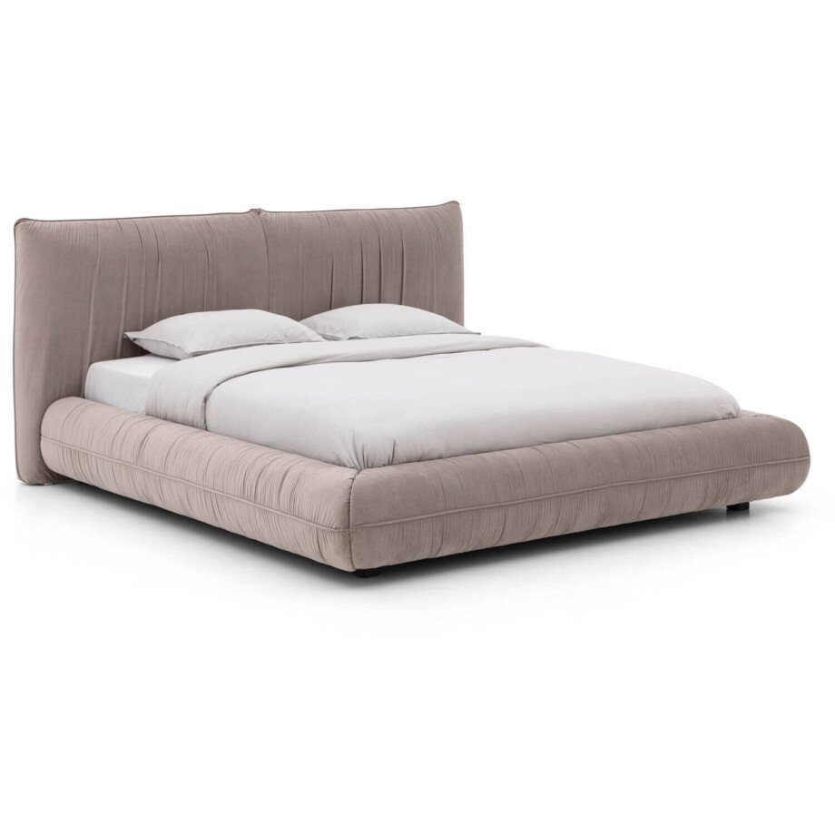 Goossens Gestoffeerd Bedframe Milano, 200 x 200 cm Goossens Gestoffeerd Bedframe Milano, 200 x 200 cm afbeelding 1
