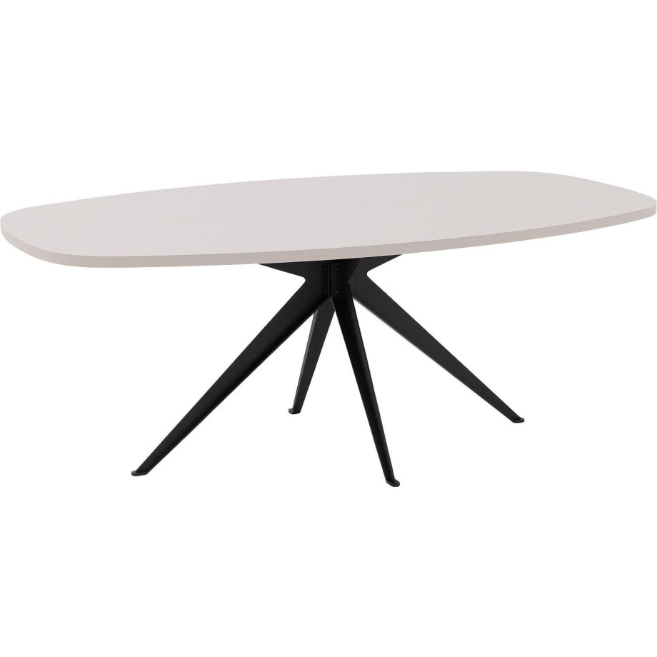 Goossens Eettafel Fenix, Semi ovaal 200 x 120 cm Goossens Eettafel Fenix, Semi ovaal 200 x 120 cm afbeelding 1