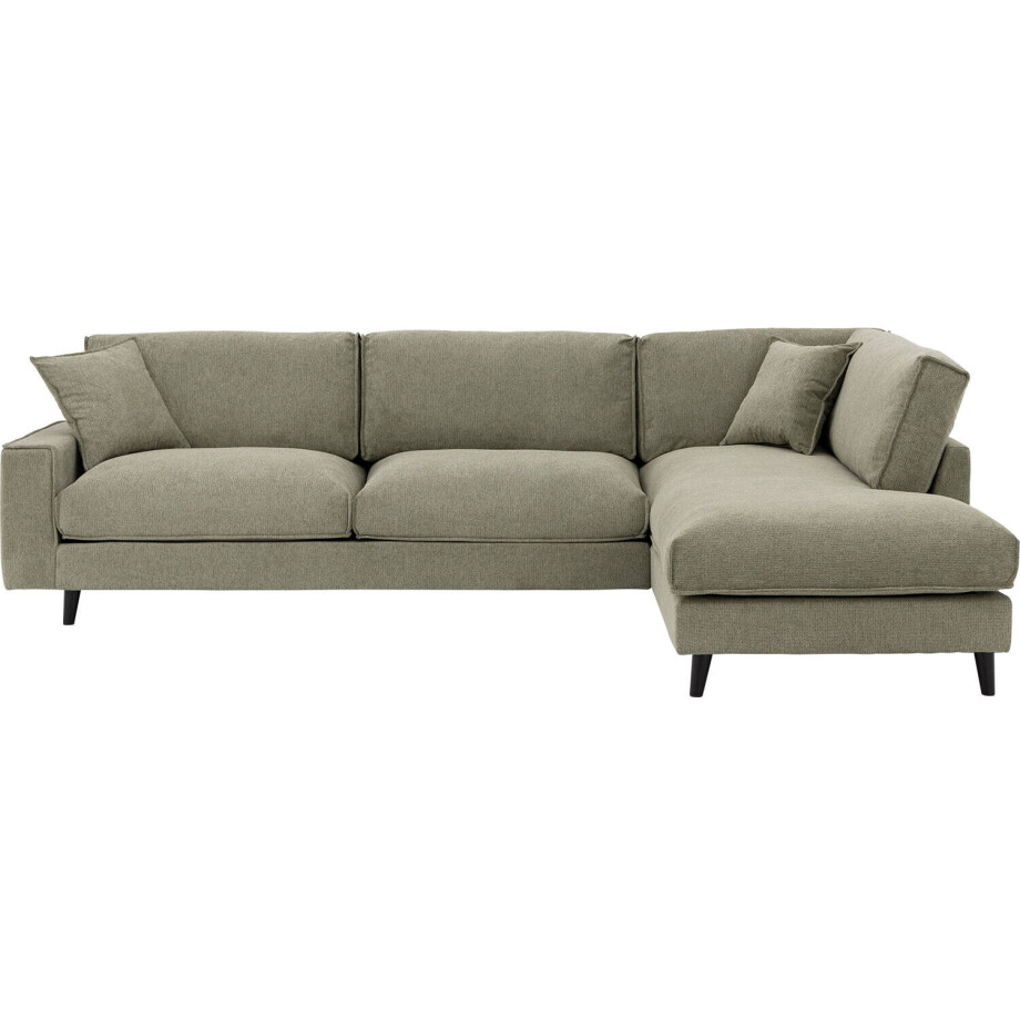 Goossens Bank Jonas groen, stof, 3,5-zits, urban industrieel met ligelement rechts Goossens Bank Jonas groen, stof, 3,5-zits, urban industrieel met ligelement rechts afbeelding 1