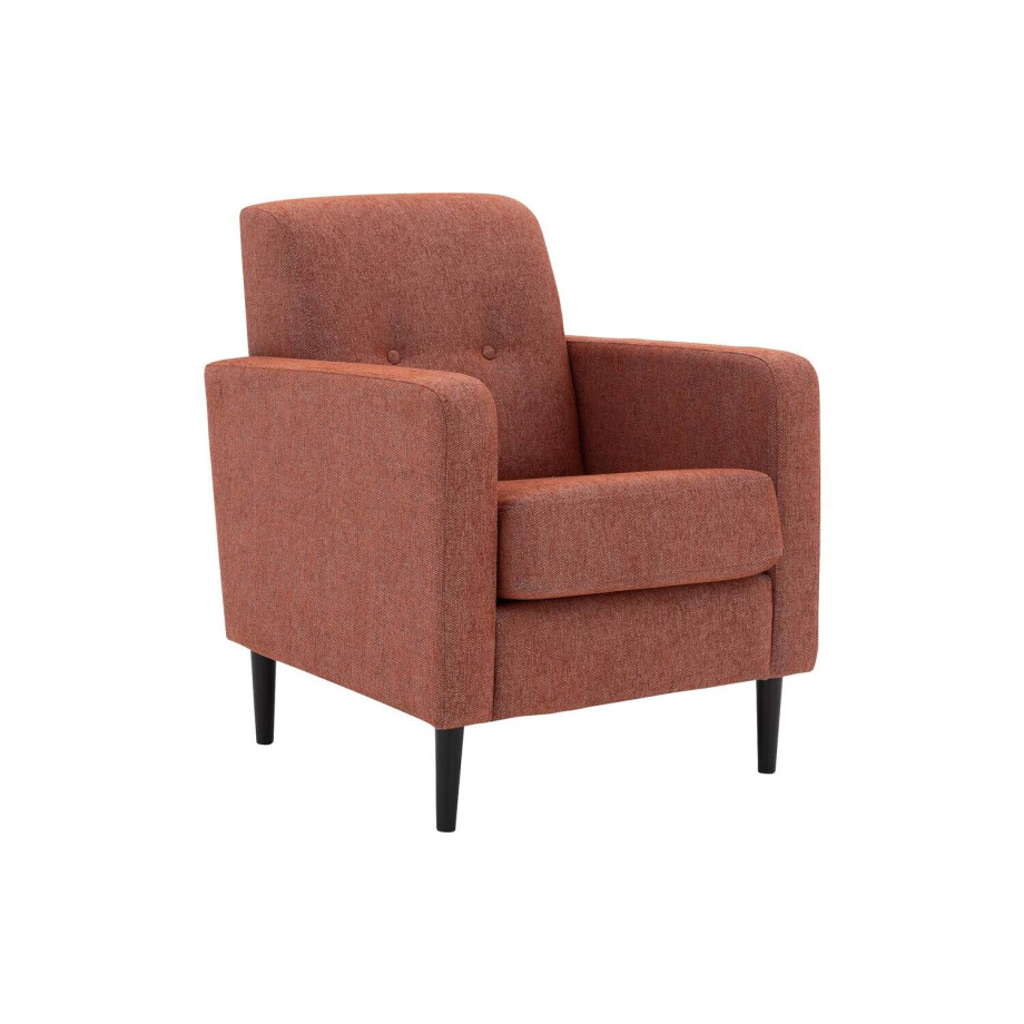 Goossens Fauteuil Hipp, Fauteuil 2 knopen in de rug Goossens Fauteuil Hipp, Fauteuil 2 knopen in de rug afbeelding 1