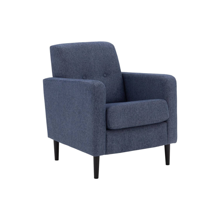 Goossens Fauteuil Hipp, Fauteuil 2 knopen in de rug Goossens Fauteuil Hipp, Fauteuil 2 knopen in de rug afbeelding 1