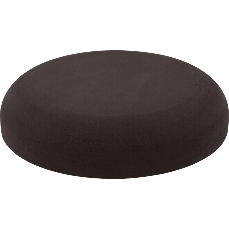 Goossens Salontafel Mushroom rond, leefbeton bruin, urban industrieel, 100 x 30 x 100 cm afbeelding 1