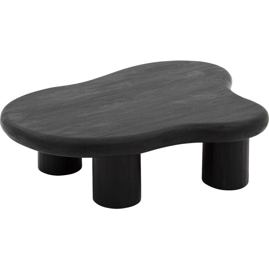 Goossens Salontafel Savi organisch, hout mango zwart,, 120 x 30 x 88 cm Goossens Salontafel Savi organisch, hout mango zwart,, 120 x 30 x 88 cm afbeelding 1