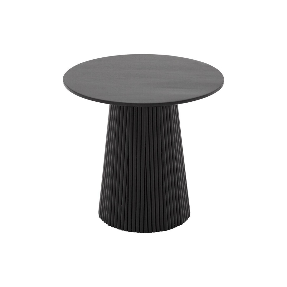 Goossens Salontafel Zaro rond, hout mango zwart,, 50 x 46 x 50 cm Goossens Salontafel Zaro rond, hout mango zwart,, 50 x 46 x 50 cm afbeelding 1