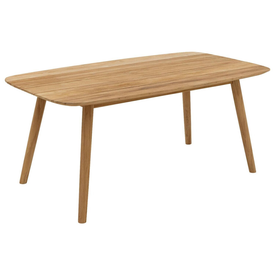 Goossens Tuintafel Lago, Semi rechthoekig 180 x90 cm Goossens Tuintafel Lago, Semi rechthoekig 180 x90 cm afbeelding 1