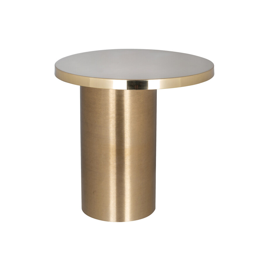 Richmond Bijzettafel 'Naya' Ø50cm, kleur Goud Richmond Bijzettafel 'Naya' Ø50cm, kleur Goud afbeelding 1